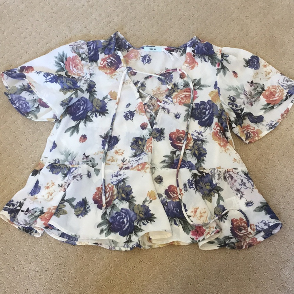 Urban outfitters floral blouse